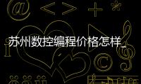 苏州数控编程价格怎样_(苏州数控操作工工资怎么样) 
